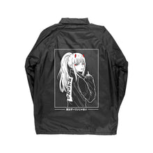 Load image into Gallery viewer, ダーリン Windbreaker (🖕) - Black *Apparel PRE-ORDER*