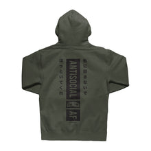 Load image into Gallery viewer, Antisocial AF Hoodie - Army *Apparel PRE-ORDER*