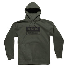 Load image into Gallery viewer, Antisocial AF Hoodie - Army *Apparel PRE-ORDER*