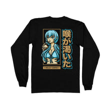 Load image into Gallery viewer, Boba Nomitai Color Long Sleeve Tee - Black *Apparel PRE-ORDER*