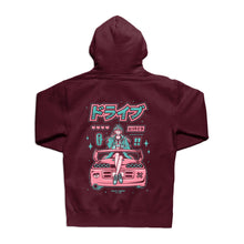 Load image into Gallery viewer, Supra Waifu Hoodie - Maroon *Apparel PRE-ORDER*