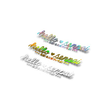 Load image into Gallery viewer, CAR BANNER* Hello Senpai Die Cut 24" (See Options)