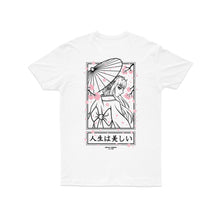 Load image into Gallery viewer, Hanami Tee - White *Apparel PRE-ORDER*