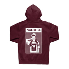 Load image into Gallery viewer, HinaPeace Hoodie - Maroon *Apparel PRE-ORDER*