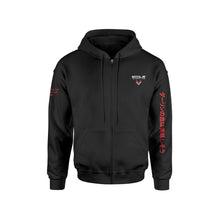 Load image into Gallery viewer, Zero Toga Zip Up Hoodie - Black *Apparel PRE-ORDER*