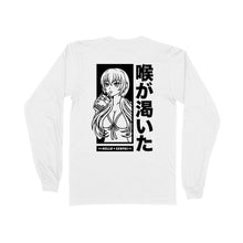 Load image into Gallery viewer, Boba Nomitai Long Sleeve Tee - White *Apparel PRE-ORDER*