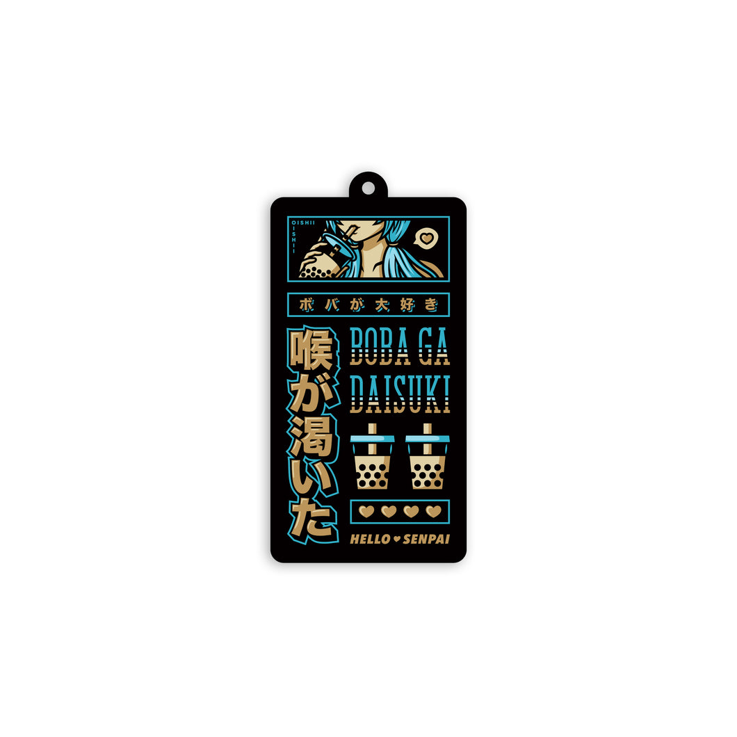 Boba Collage Color Air Freshener (Cherry)