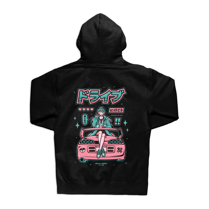 Supra Waifu Hoodie - Black *Apparel PRE-ORDER*