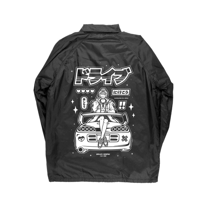 Supra Waifu Windbreaker - Black *Apparel PRE-ORDER*