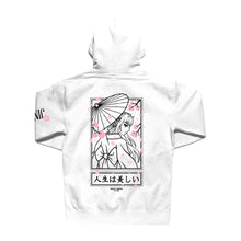 Load image into Gallery viewer, Hanami Hoodie - White *Apparel PRE-ORDER*