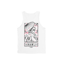 Load image into Gallery viewer, Hanami Tank Top - White *Apparel PRE-ORDER*
