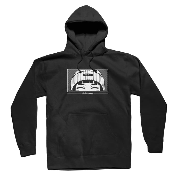 HinaBeanie Hoodie - Black *Apparel PRE-ORDER*