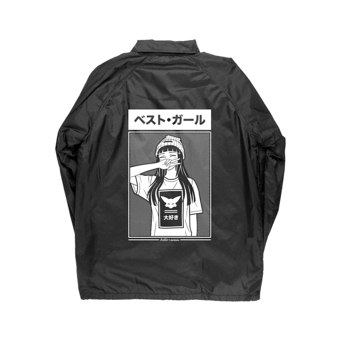 HinaPeace Windbreaker - Black *Apparel PRE-ORDER*