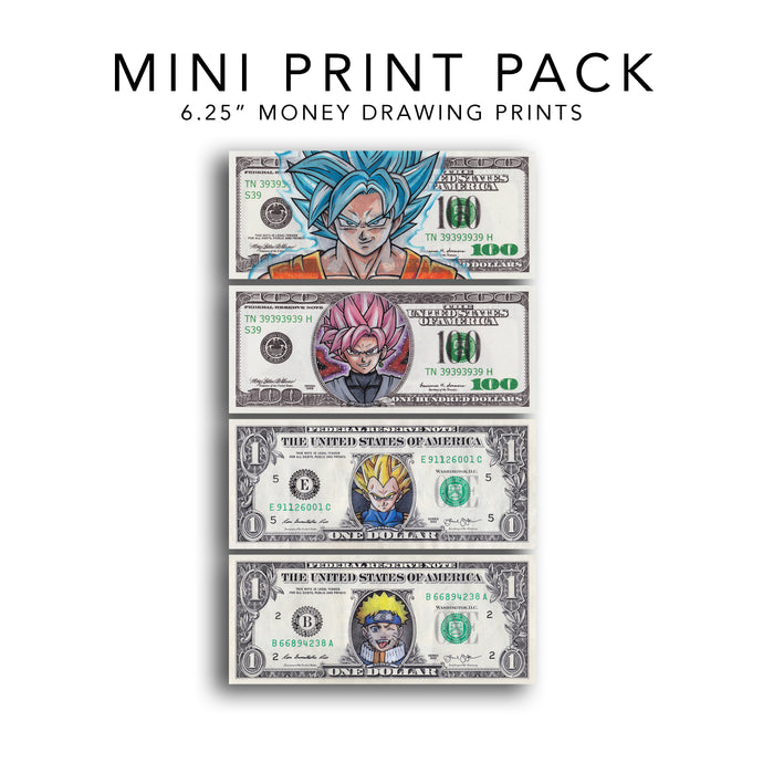 Mini Print Pack: Money Drawings 6.25