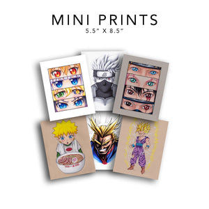 Mini Prints 5.5"x8.5" (See Options)