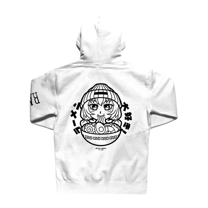 Ramen Daisuki Hoodie - White *Apparel PRE-ORDER*