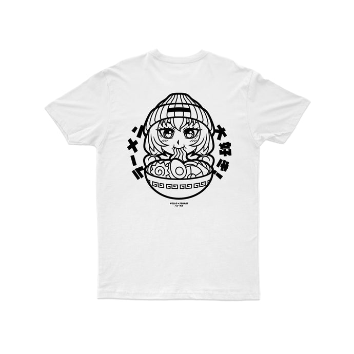 Ramen Daisuki Tee - White *Apparel PRE-ORDER*