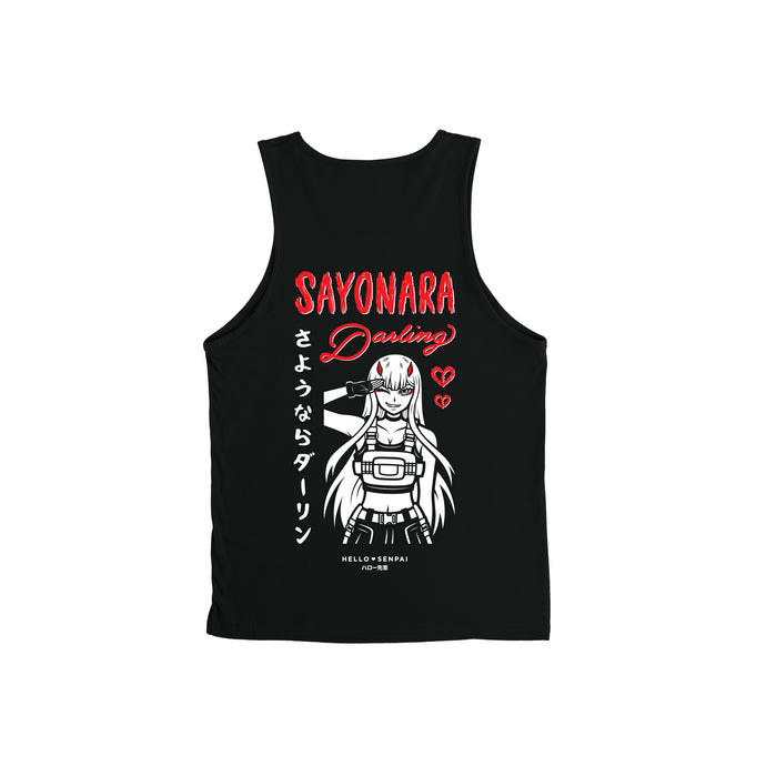 Sayonara Darling Tank Top - Black *Apparel PRE-ORDER*