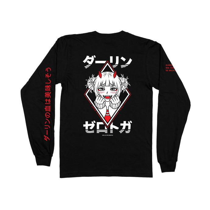 Zero Toga Long Sleeve Tee - Black *Apparel PRE-ORDER*