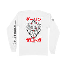 Load image into Gallery viewer, Zero Toga Long Sleeve Tee - White *Apparel PRE-ORDER*