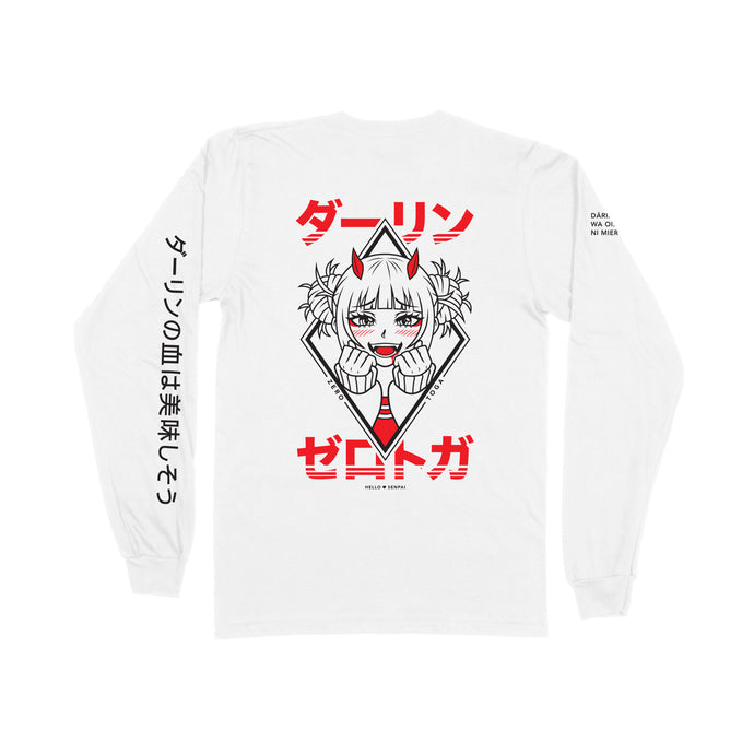 Zero Toga Long Sleeve Tee - White *Apparel PRE-ORDER*